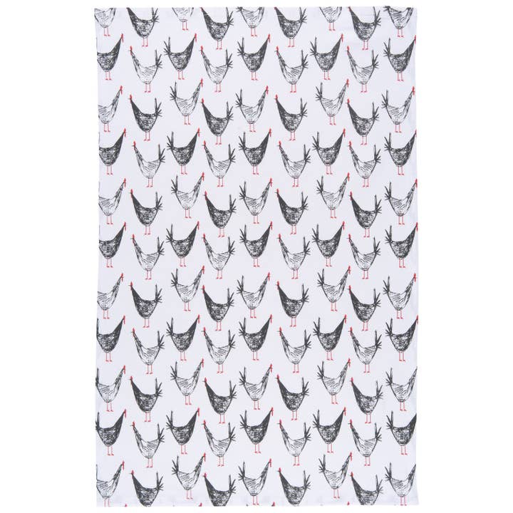 Now Designs by Danica - Wholesale Tea Towel - Chicken Scratch Dishtowel3