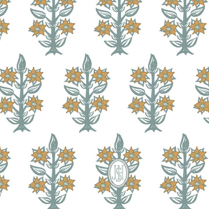 JSH Home Essentials - Wholesale Flat Wrap - Dahlia Harvest Wrapping Paper