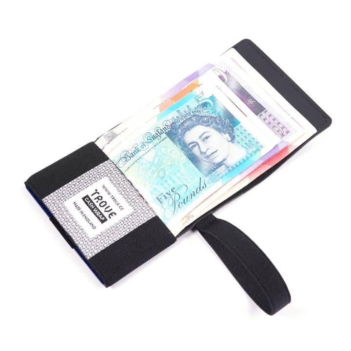 TROVE - Wholesale Card Holder - Women's - TROVE Cash Wrap: Reflex Black5