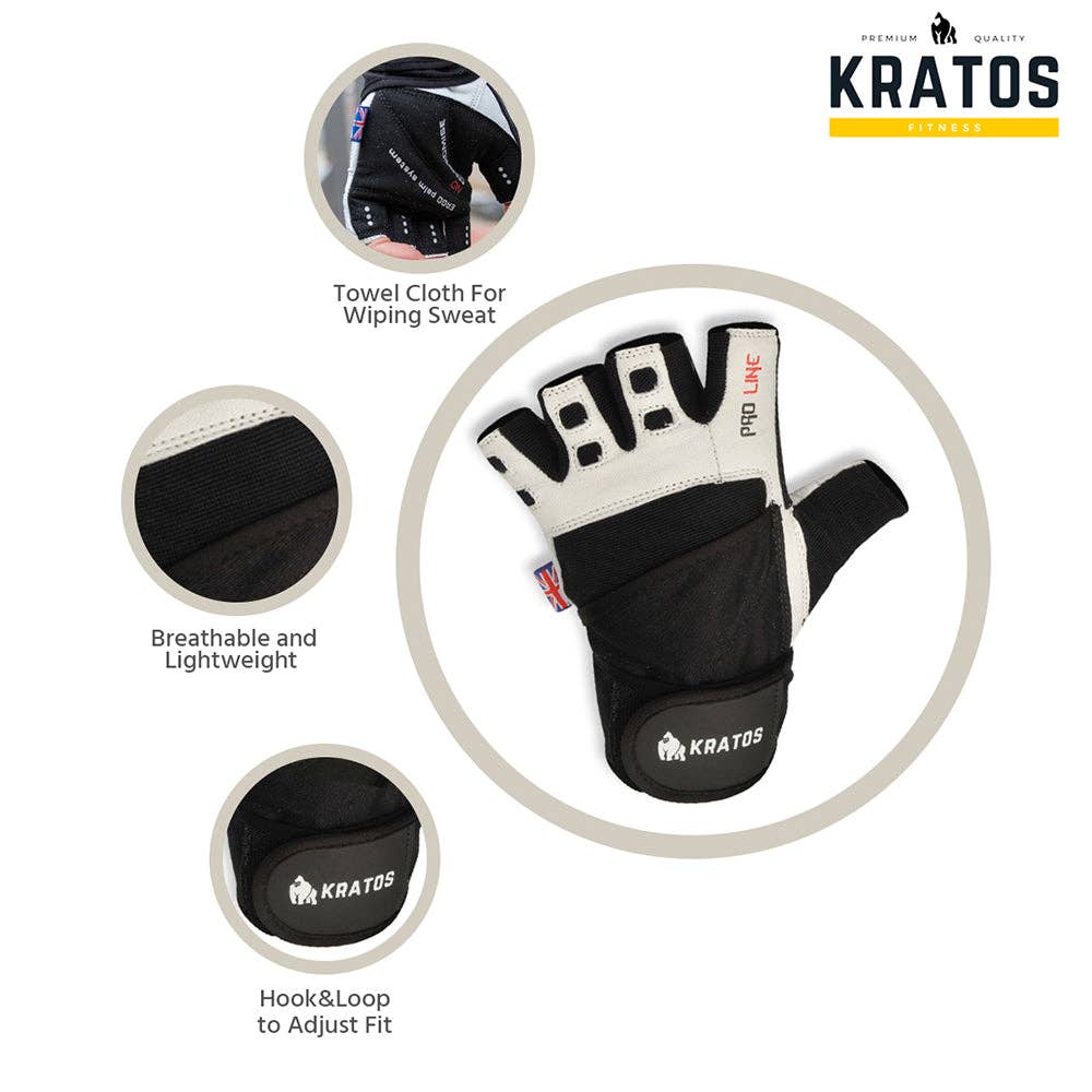 Kratos – wholesale Fitness equipment – Premium Weightlifting Gym Gloves | Improve Your Grip & Performance5