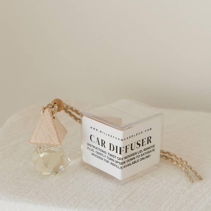 Miller Farm Candle Co - Wholesale Car Freshener - Unisex - Car Diffuser – Phthalate-Free, Long-Lasting, Gift-Ready4