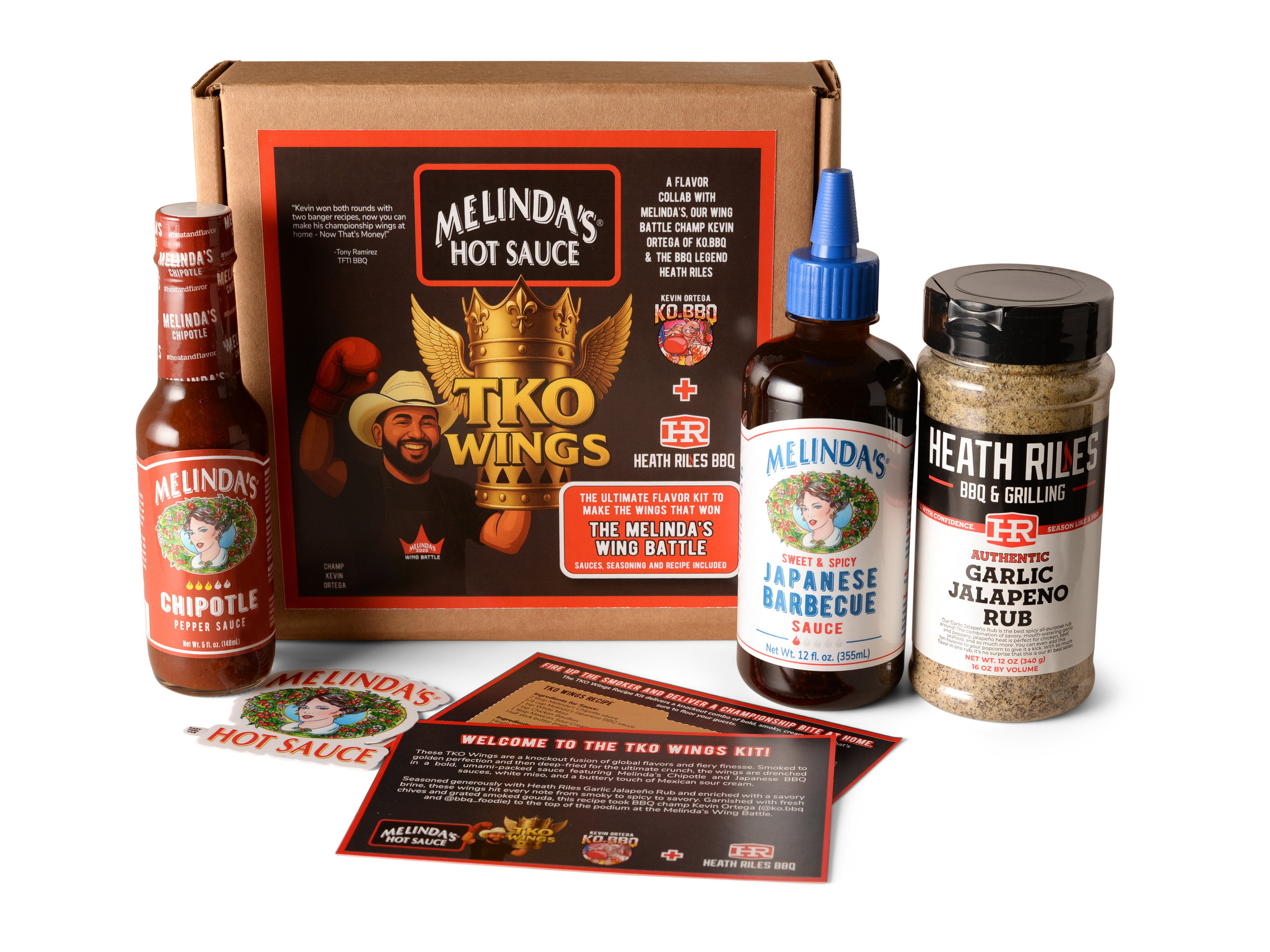 Melinda’s Foods, LLC - Wholesale Rub - Melinda's TKO Wings Recipe Kit0