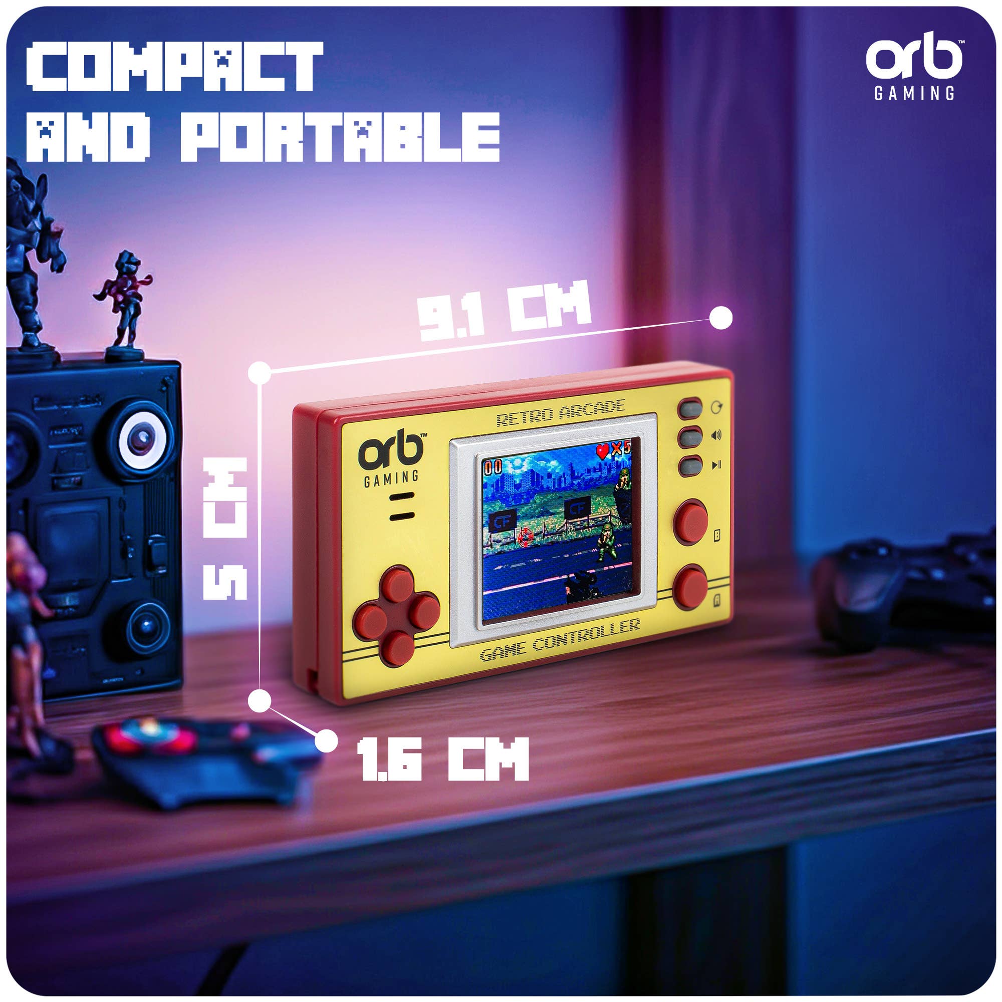 Thumbs Up! - Wholesale Electronic Toy - Kids & Baby - Orb - Retro Mini Handheld Games Console (150-in-1 Games)3