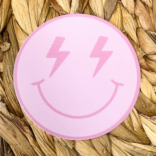 Rosa blixt ansikte klistermärke för wholesale av Olivia Jean Boutique