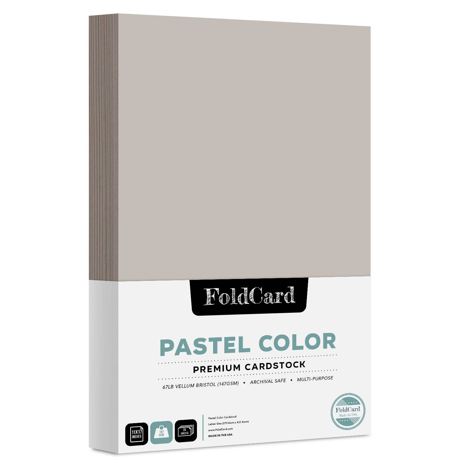 Fine Cardstock - Vente Matériels de bricolage - Papier cartonné couleur pastel de qualité supérieure — 11 x 17 — 50 feuilles5