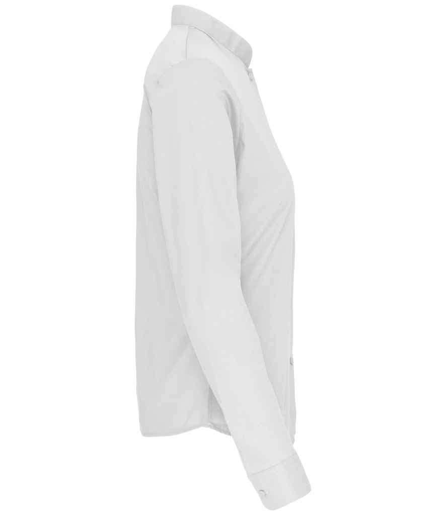 Pierre Francis - Vente Chemise à col boutonné – femme - Kariban - Chemise à manches longues et col mandarin pour femme4