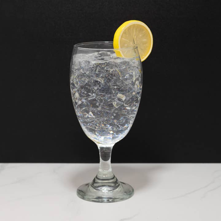 Fake Glass of Iced Water for wholesale by Just Dough It! Fake Foods