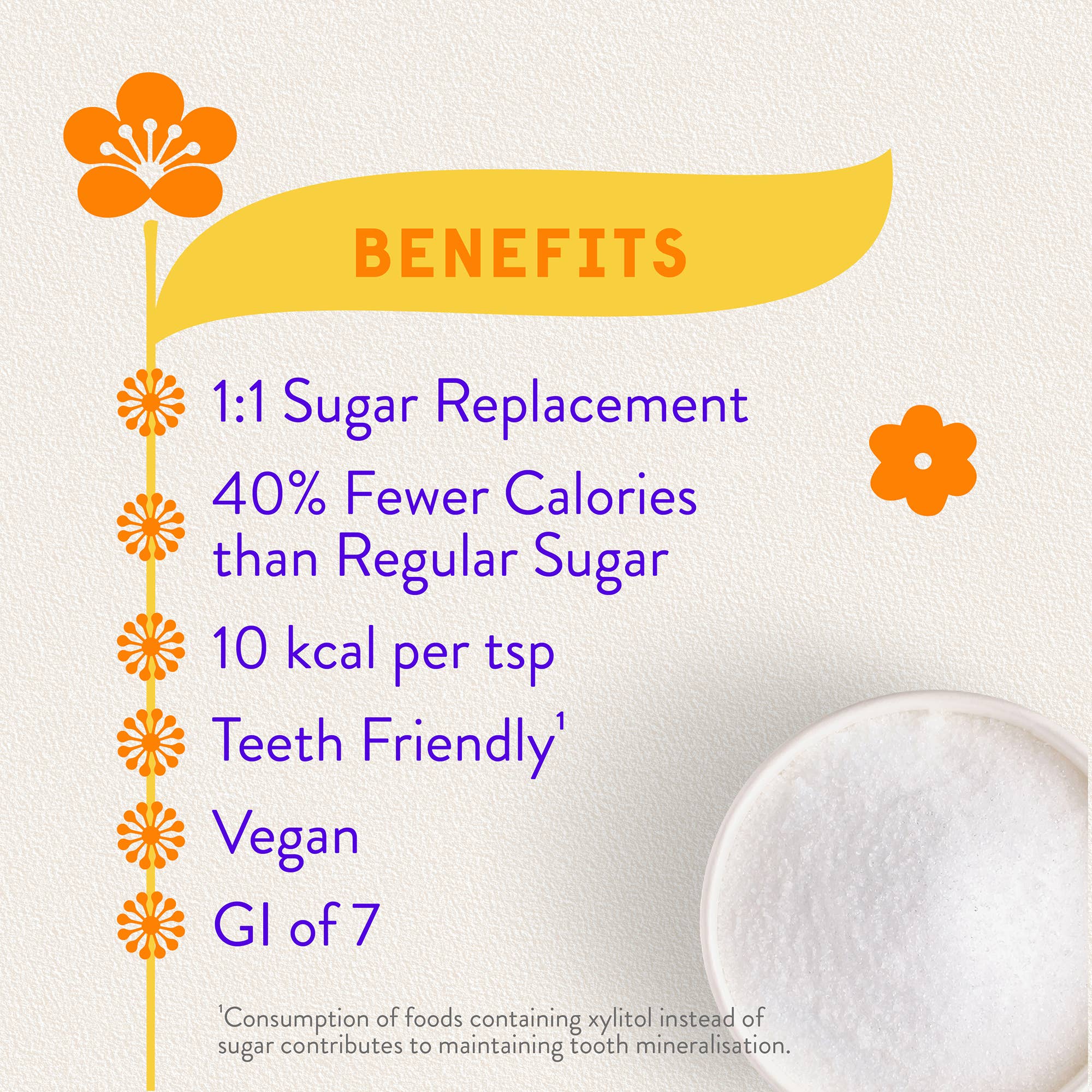 Bonraw Foods - Vendita all'ingrosso Zucchero - Bonraw - Dolcificante naturale granulato di betulla argentata, 1 kg x 82