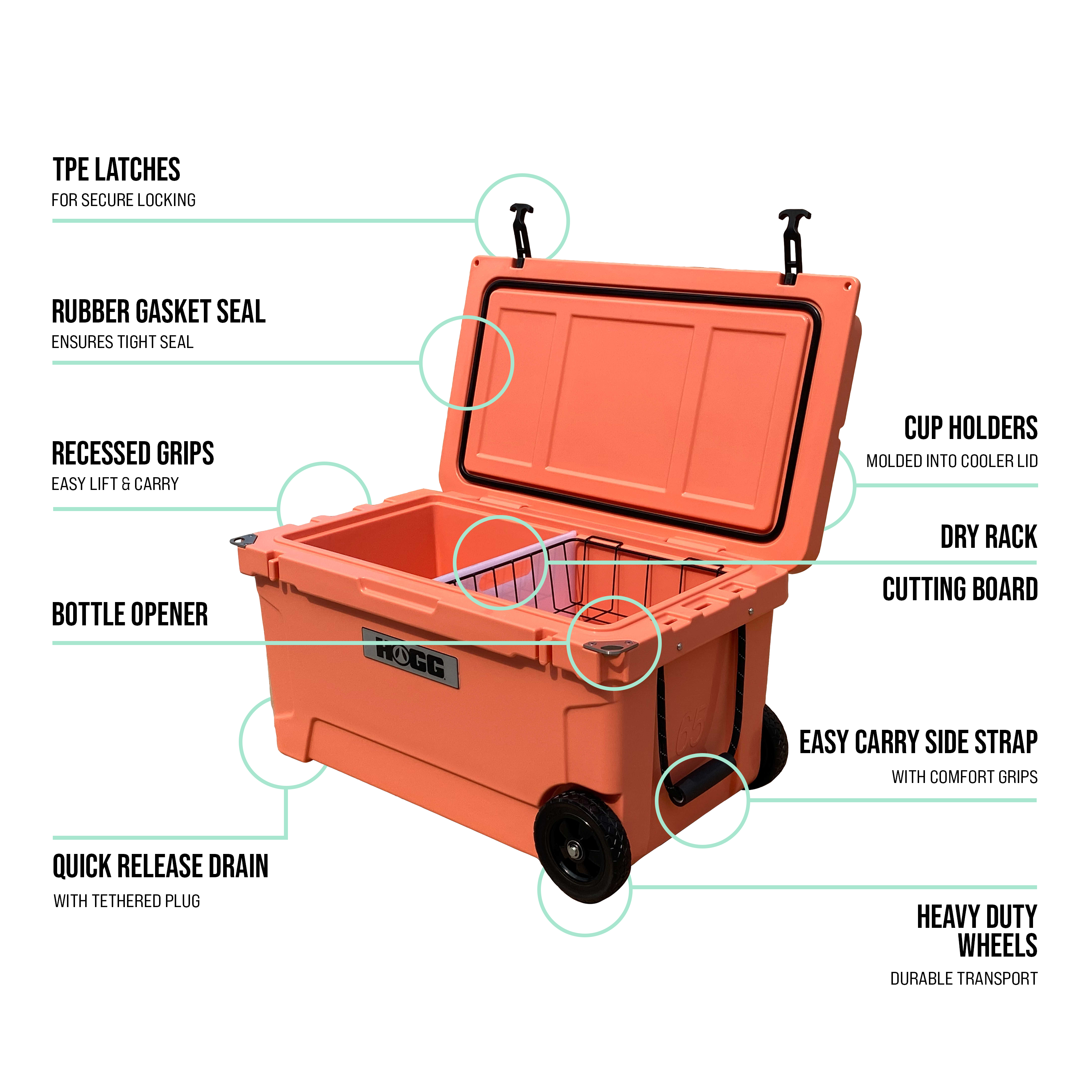 Hogg Outfitters - Vendita all'ingrosso Borsa termica/frigo - Borsa Termica 65QT3