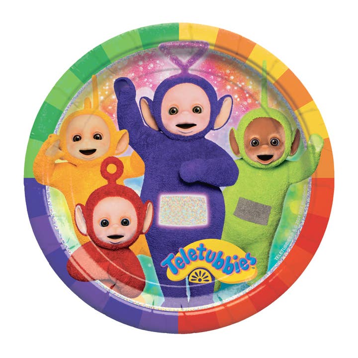 Teletubbies Plates 7in - Teletubbies Party Decorations for wholesale by Treasures Gifted