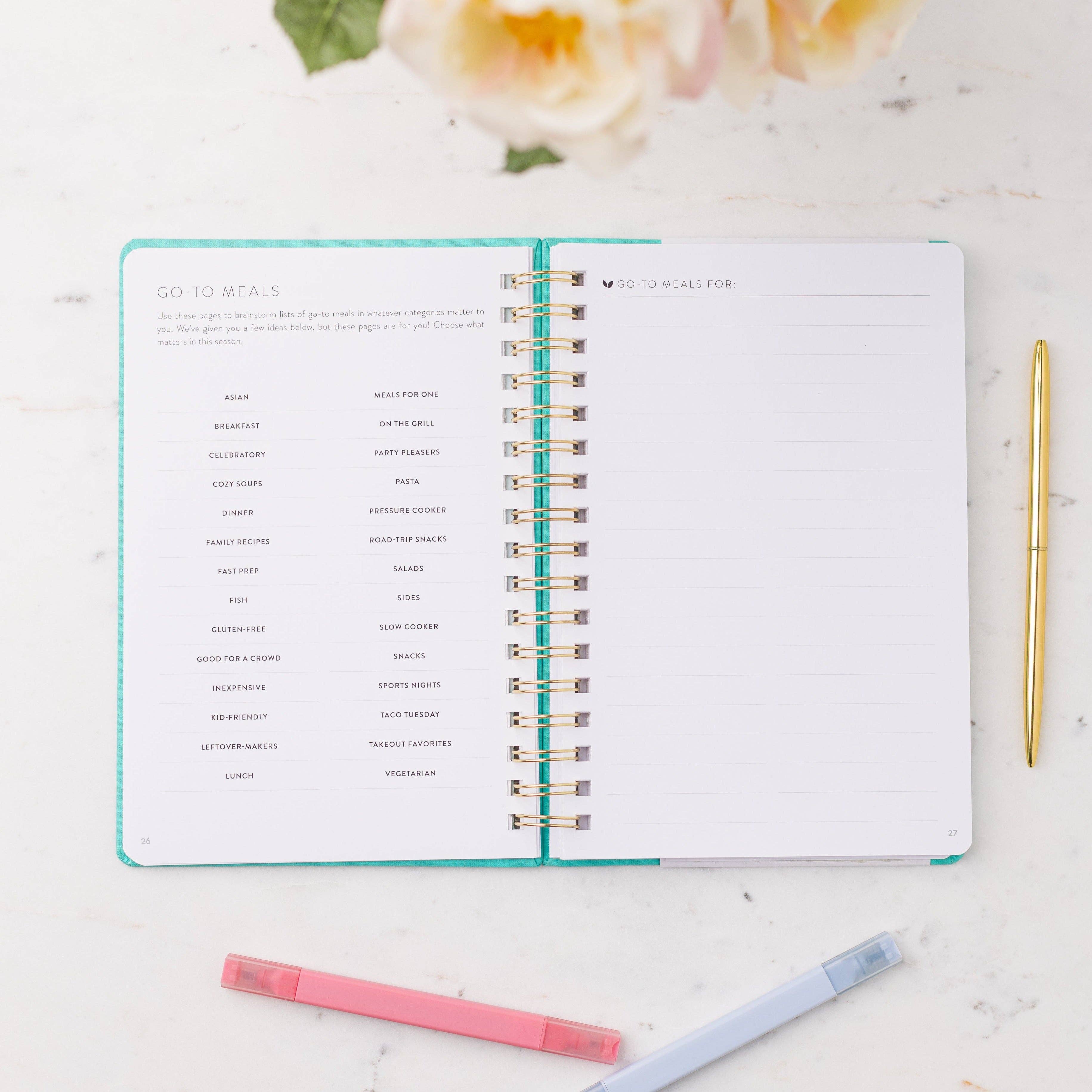 Cultivate What Matters - Wholesale Journal/Diary - Meal Planning Journal5