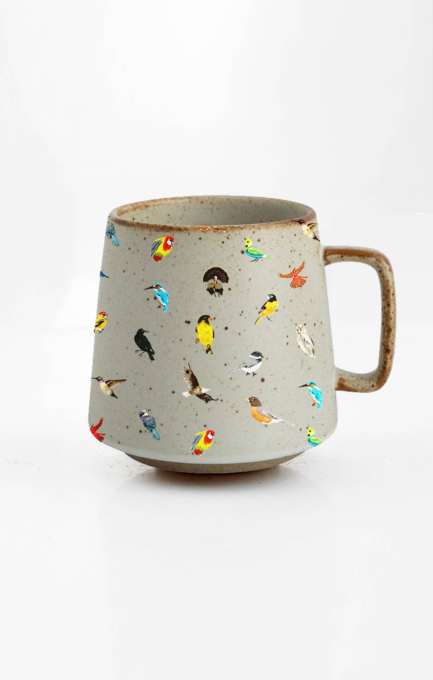 Artsy Em - Wholesale Coffee Mug - Nature's Symphony Ceramic Birdwatcher's Mug