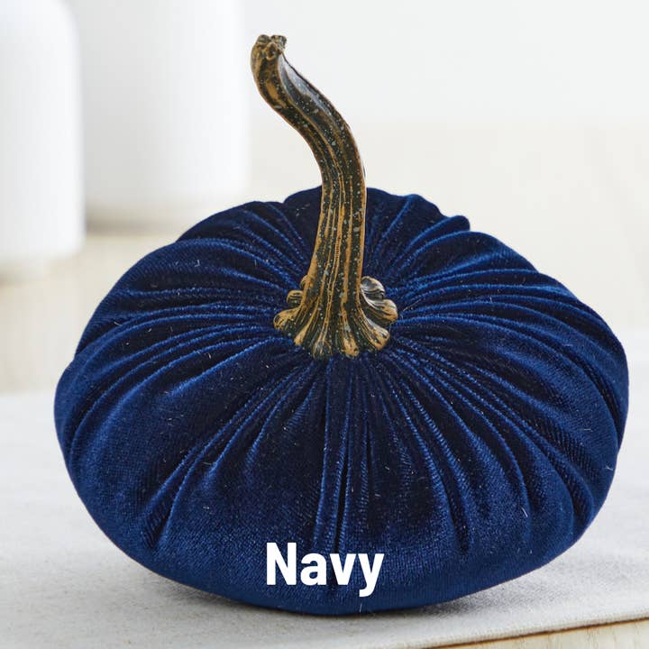 Your Heart's Content - Wholesale Decorative Tabletop Object - Pumpkin Small Velvet, Halloween mantel, Autumn table, Gift17