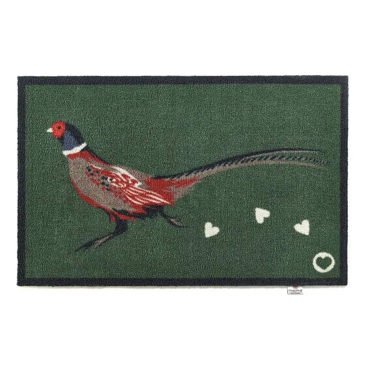 Phoenox Textiles – wholesale Door mat – Hug Rug - Pheasant 2 (Green) doormat2