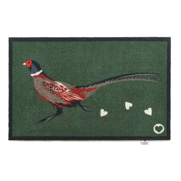 Phoenox Textiles â wholesale Door mat â Hug Rug - Pheasant 2 (Green) doormat2