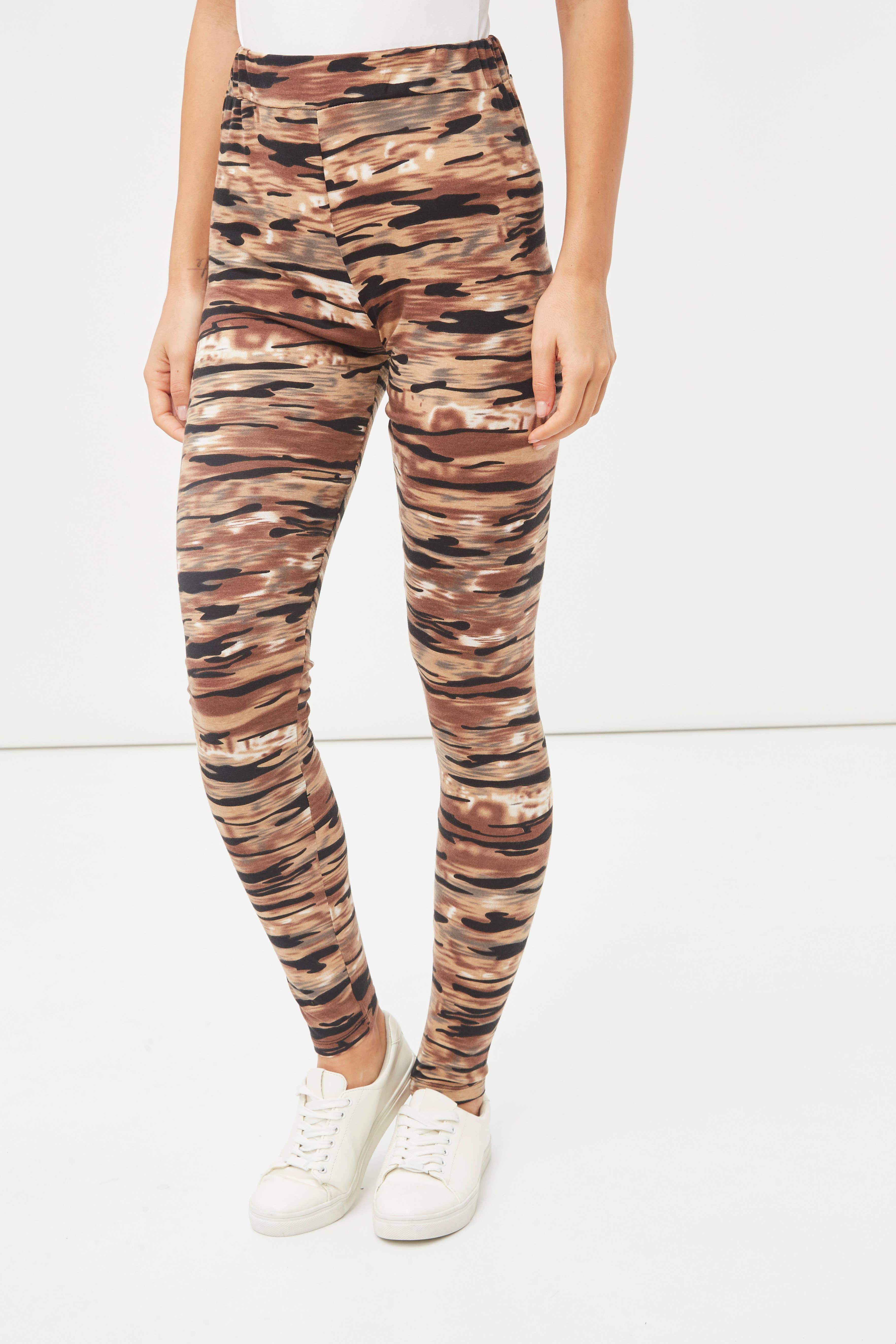BanBat - Wholesale Athletic/Lounge Leggings - Women's - Women's camouflage print leggings - LA-210015