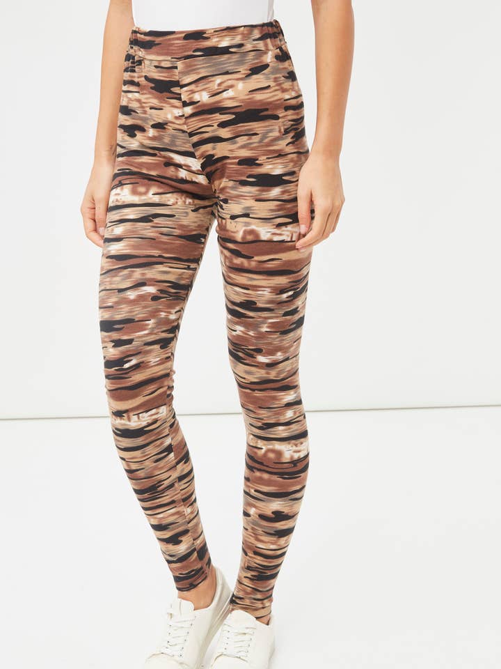 BanBat - Wholesale Athletic/Lounge Leggings - Women's - Women's camouflage print leggings - LA-2100150