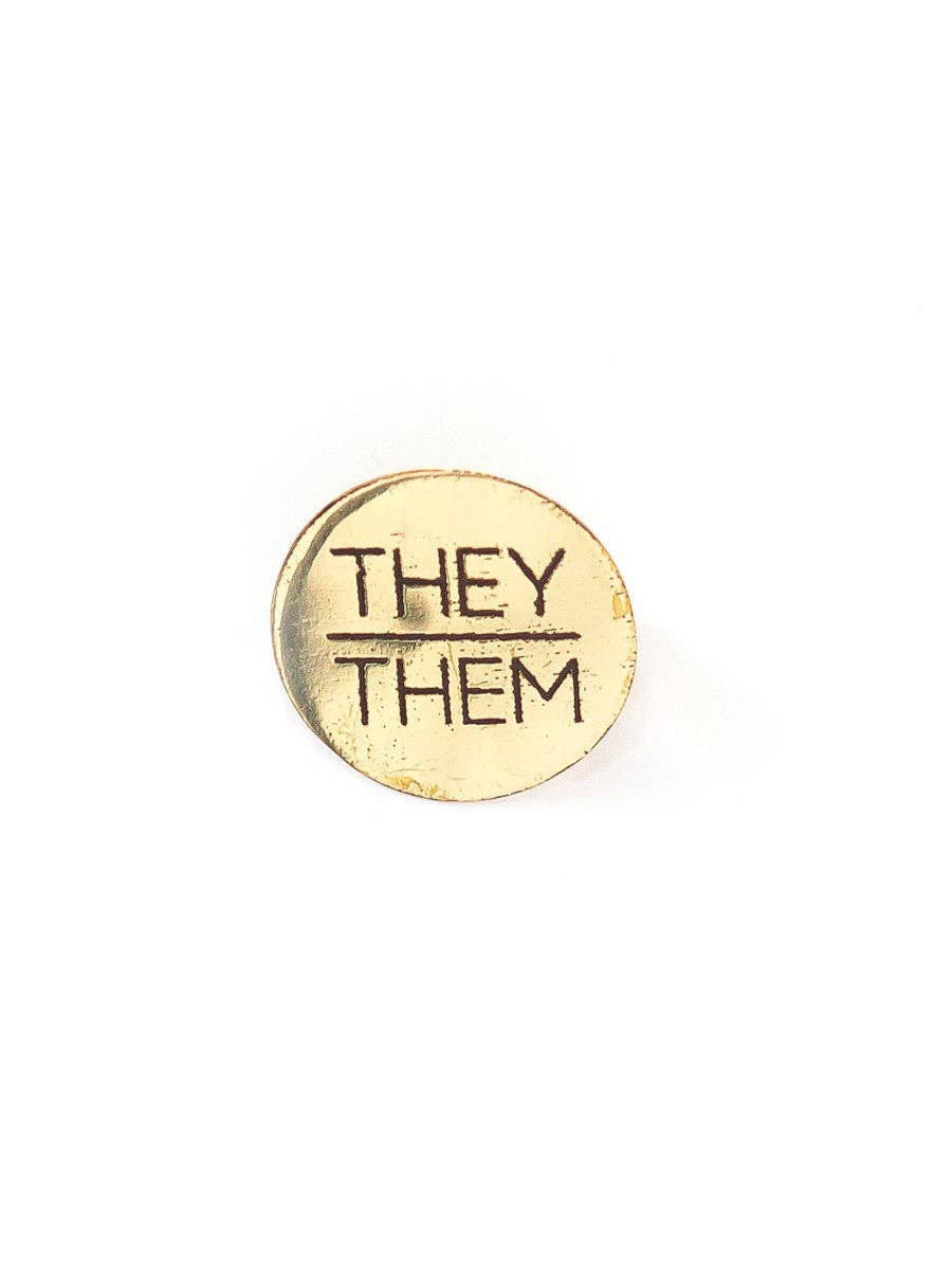 Fair Anita - Wholesale Lapel Pin/Button - Pronoun Pins - Brass0