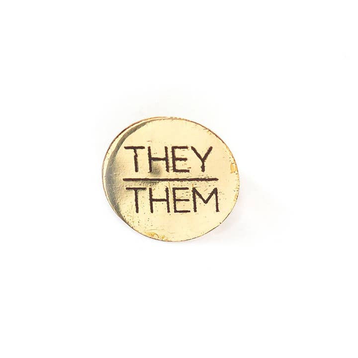 Fair Anita - Wholesale Lapel Pin/Button - Pronoun Pins - Brass