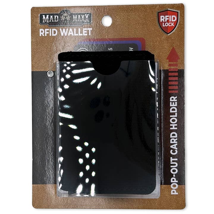 Novelty Brands - Wholesale Wallet - Men's - MAD MAXX CANVAS RFID WALLET- 6 PER DISPLAY