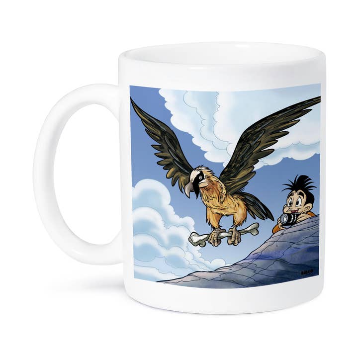 3dRose - Wholesale Coffee Mug - 3dRose, Kikeo photographs a bearded vulture in Spain, Mug8