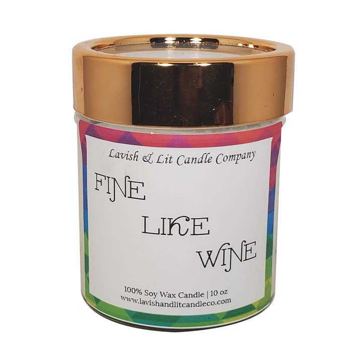 Fine Like Wine - Scented Candle for wholesale by Lavish & Lit Candle Company