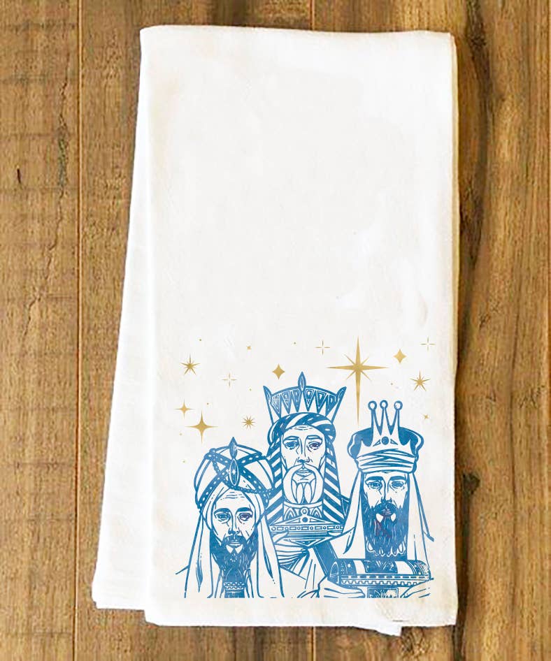 Nelson Gifts Wholesale - Wholesale Tea Towel - Three Wise Men Tea Towel0