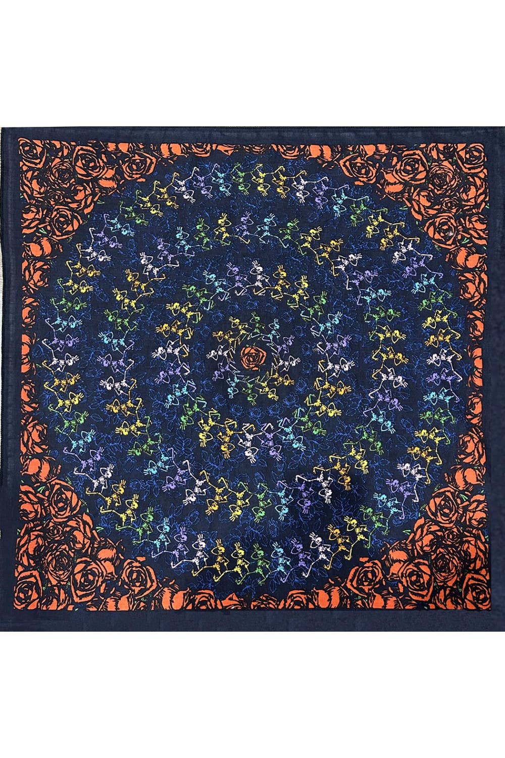 Sunshine Joy – wholesale Bandana – Unisex – Grateful Dead Rainbow Dancers Bandana 22x22