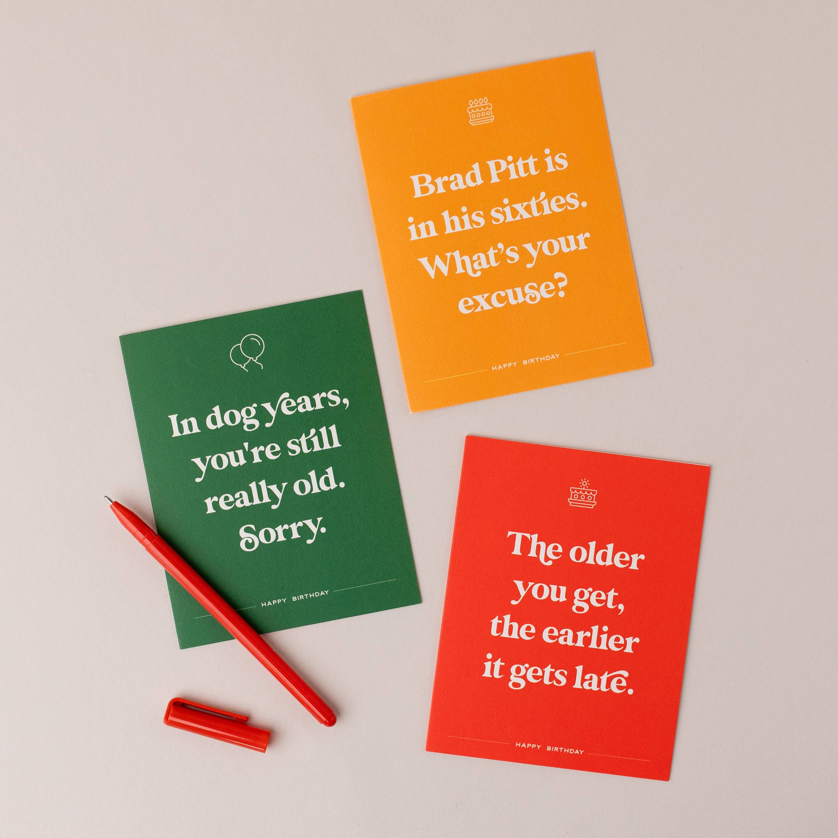 Paloma Paper Co. - Wholesale Birthday Card - Earlier it Gets Late | Funny Birthday Card 1