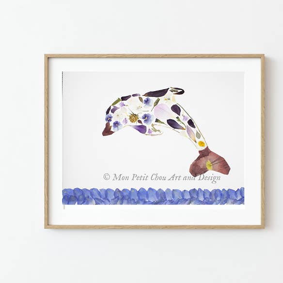 Impressão Ocean's Grace 8 x 10 por atacado de Mon Petit Chou Art and Design