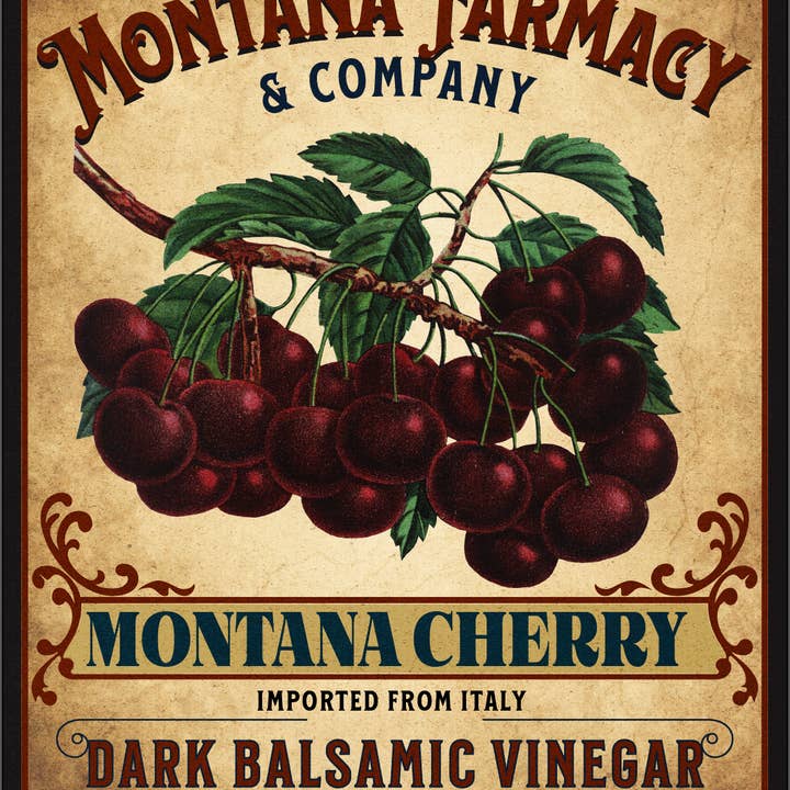 Montana Farmacy – Engroshandel Eddike – Montana Mørk Cherry Balsamico Eddike Gammeldags 100 ml