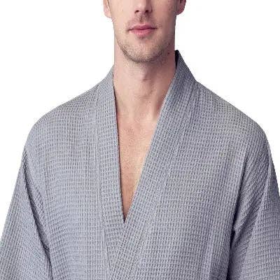 Lotus Linen - Vente Peignoir – homme - Peignoir de bain en nid d'abeille pour homme - Absorbant, léger29