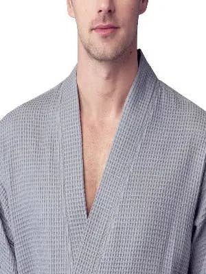 Lotus Linen - Vente Peignoir – homme - Peignoir de bain en nid d'abeille pour homme - Absorbant, léger29