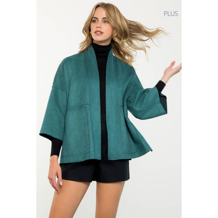 /Size XL/ Suede Short Sleeve Coat for wholesale by THML