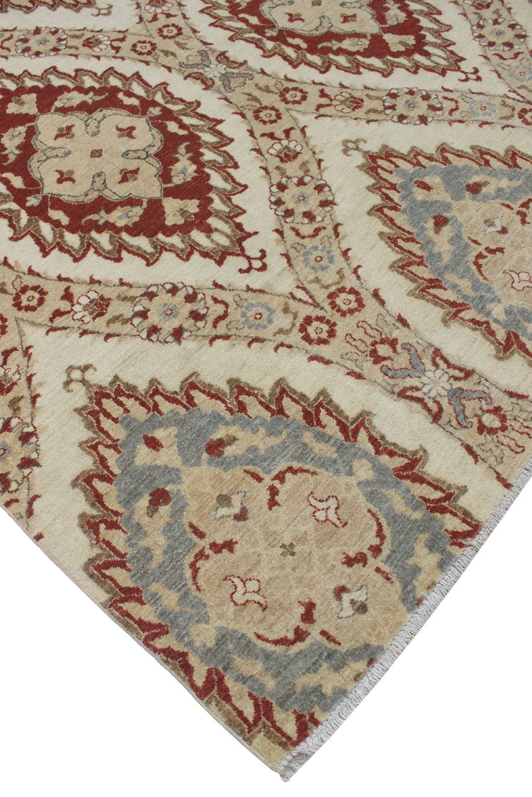 Noori Rug - Wholesale Area Rug - Yousafi Penley Ivory/Rust Rug, 9'10" x 13'10"2