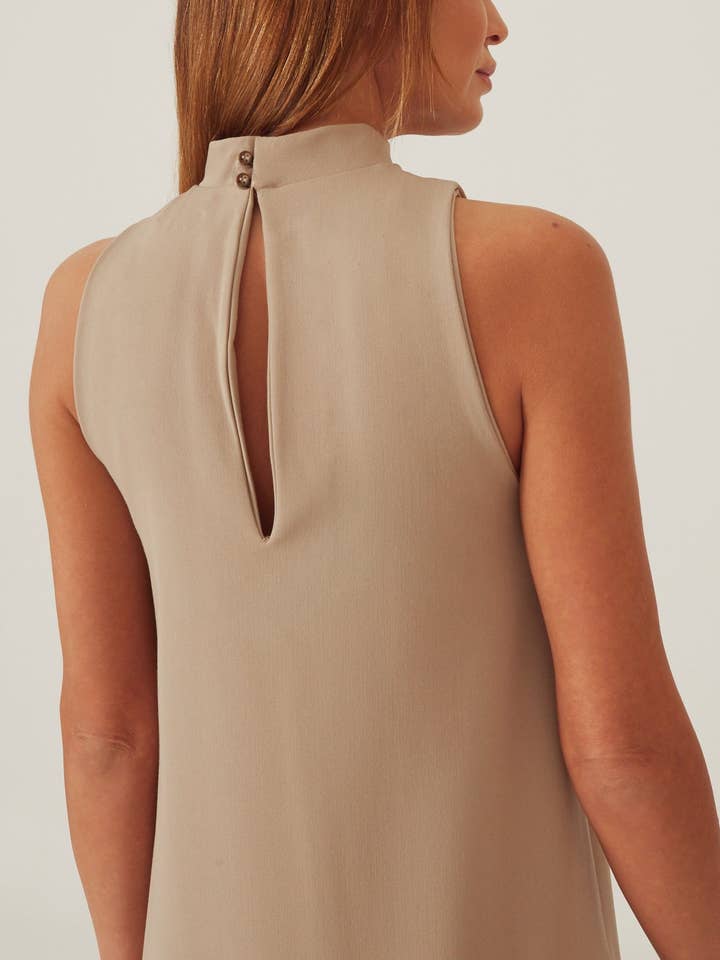 VISS Madrid - Wholesale Dress - Women's - VISS EVA BEIGE6