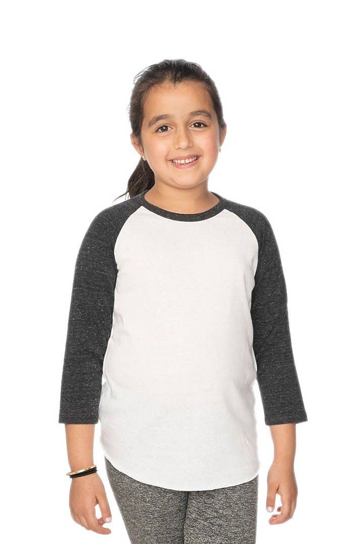 Royal Apparel - Wholesale T-Shirt - Kids - Youth Triblend Raglan Baseball Shirt7