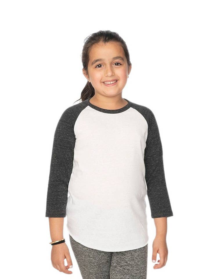 Royal Apparel - Wholesale T-Shirt - Kids - Youth Triblend Raglan Baseball Shirt7