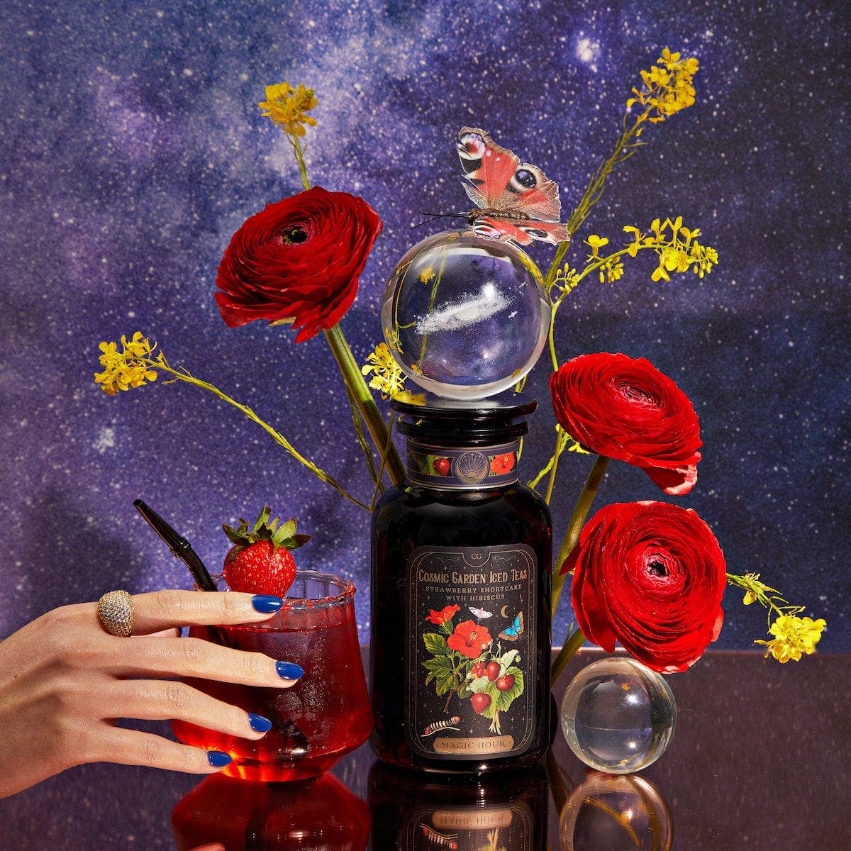 Magic Hour - Wholesale Loose Tea - Strawberry Shortcake Iced Tea with Hibiscus0