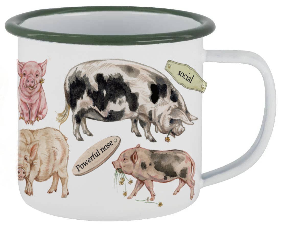 Animal Prints - Wholesale Coffee Mug - Mugs with collage - Pig - design 21