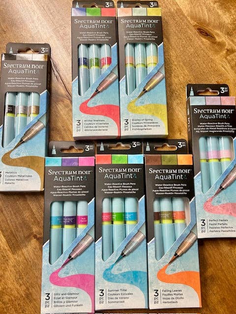 Spectrum Noir AquaTint Dye Based Brush Pen Sets 21-piece BRAND NEW 610430 for wholesale by Garmy Books