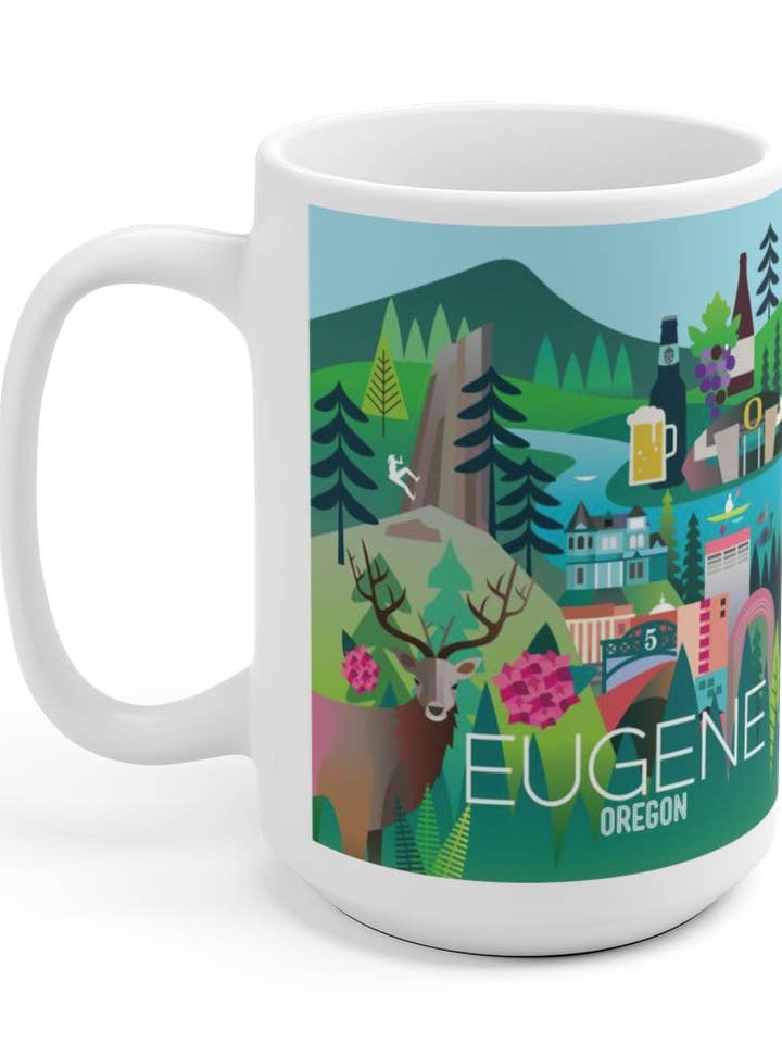 TASSE EN CÉRAMIQUE EUGENE 15 OZ pour la vente par Max & Oscar