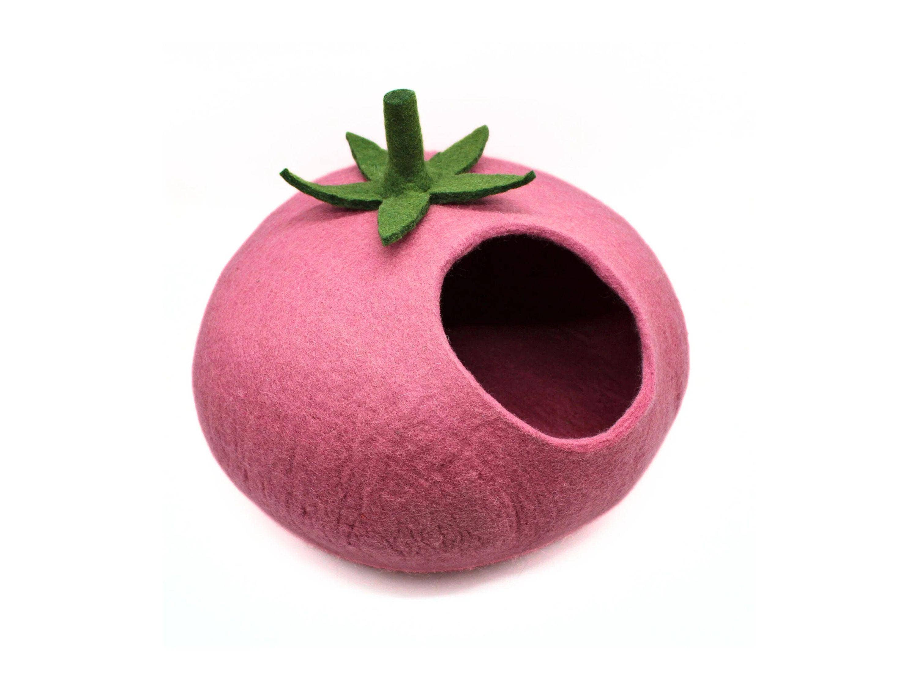 Woollyfelt – wholesale Husdjursgrotta - Katt och hund – Handgjord katthåla i ullfilt - Miljövänligt gömställe1