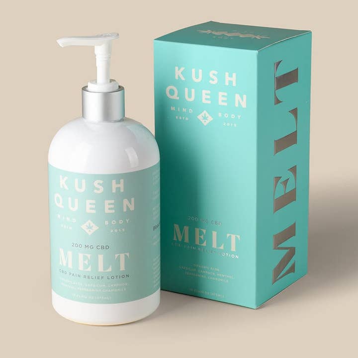 Melt CBD Lotion 16 oz for wholesale by Kush Queen CBD