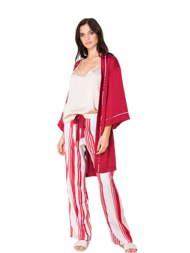 Kimono Lounge Robe für den Großhandel von Open Palettes Apparel