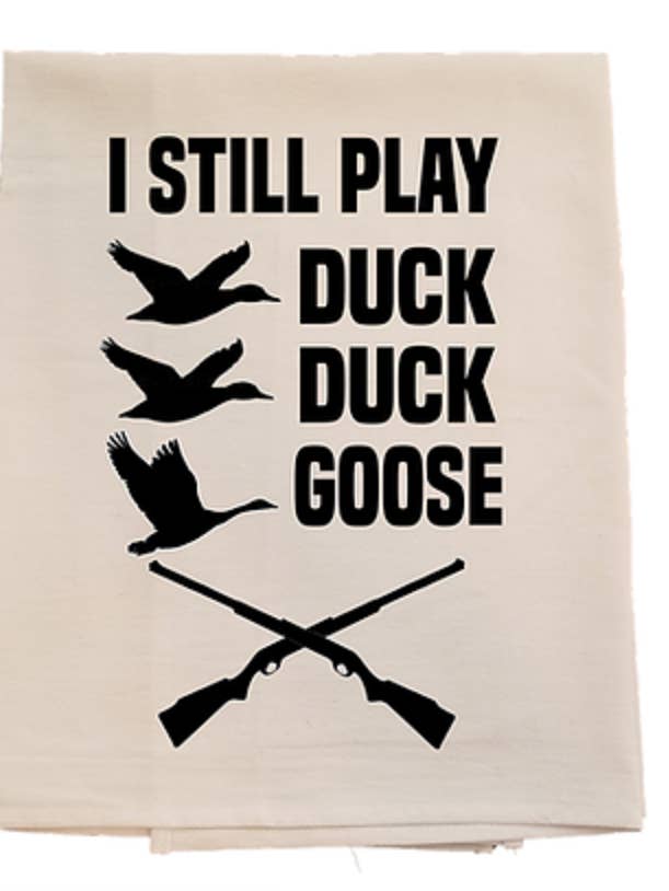 Duck Duck Goose Tea Towel for wholesale by Bunnies and Bows