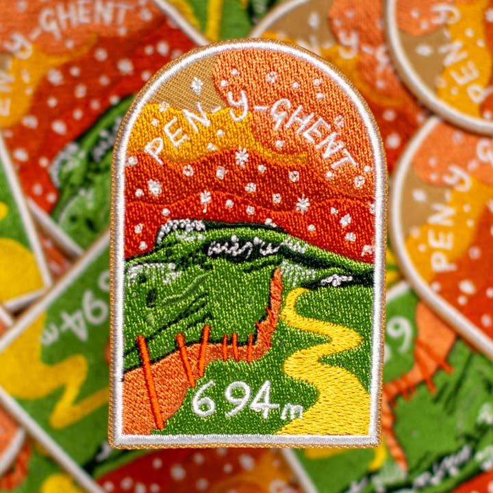 Yorkshire Three Peaks Pen-Y-Ghent Patch for wholesale by Finest Imaginary