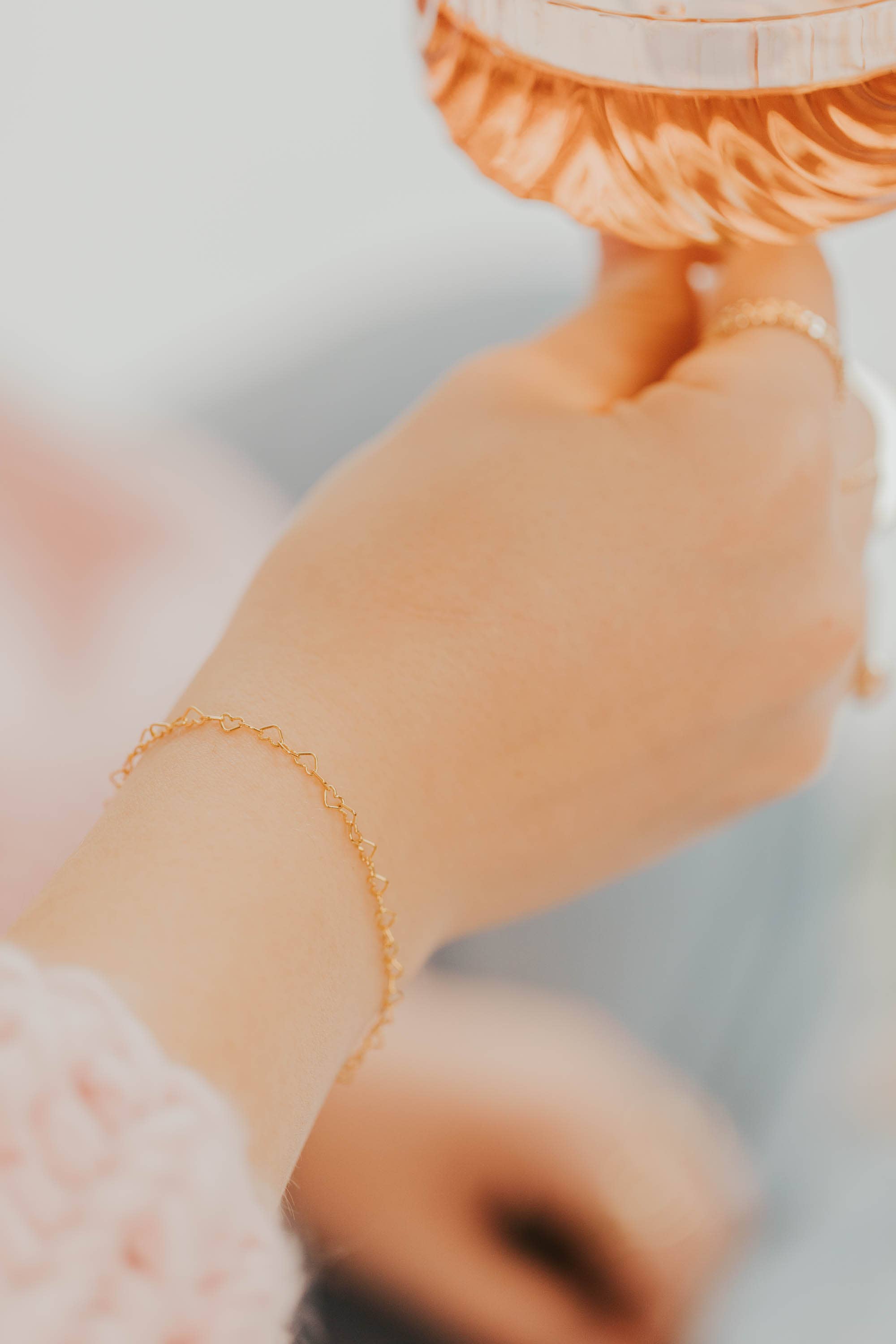 Hello Adorn - Wholesale Link & Chain Bracelet - Endless Love Bracelet | 14kt Gold Fill + Sterling Silver3