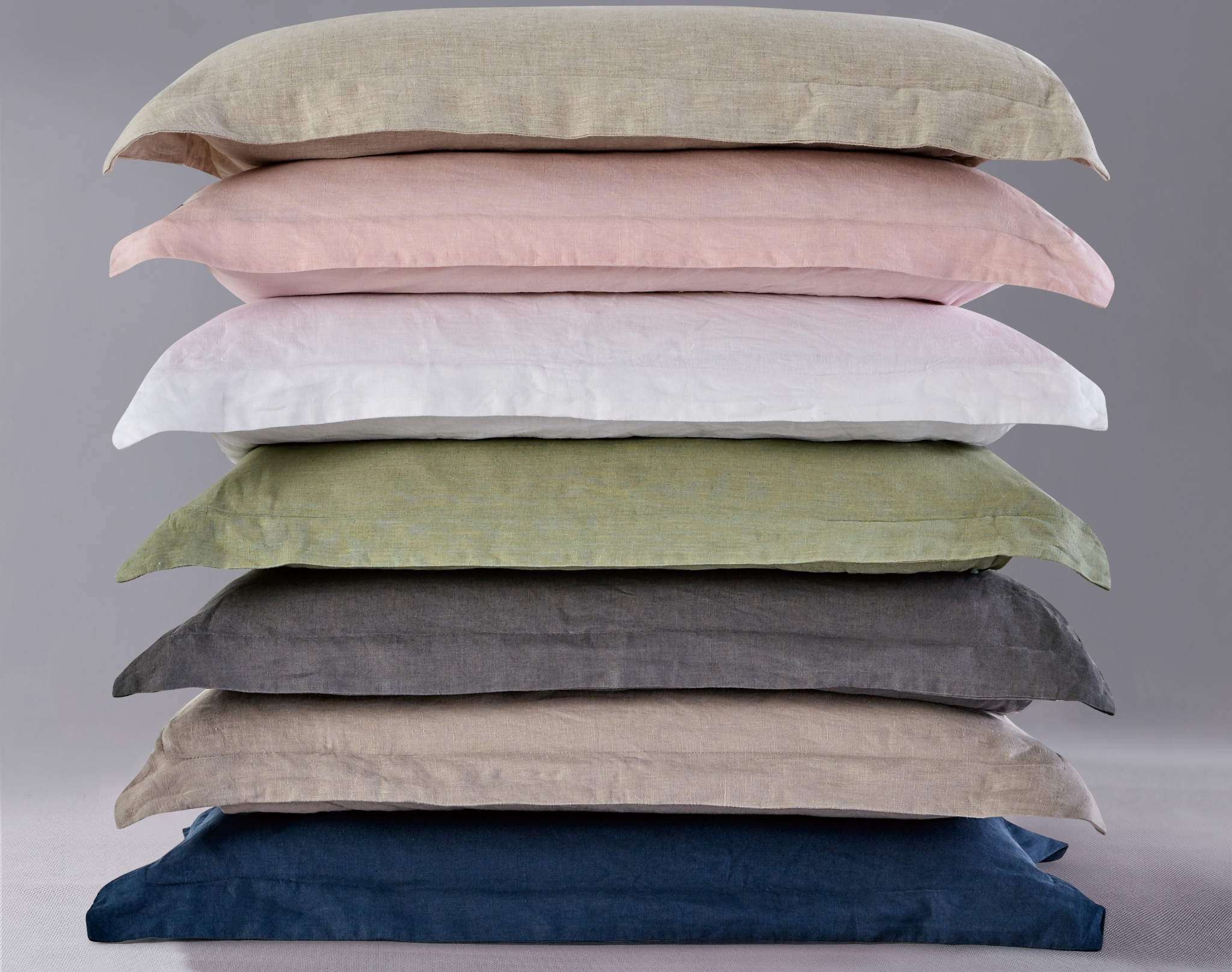 OCOCHI - Wholesale Beddengoedset - Alberta/Vermont/Alaskan King bed van 8x8ft (96" breedte x 96" lengte), steengewassen linnen dekbedovertrekset7