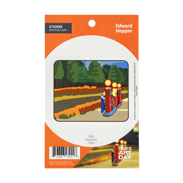 Sticker - Gas - Hopper for wholesale by Today is Art Day
